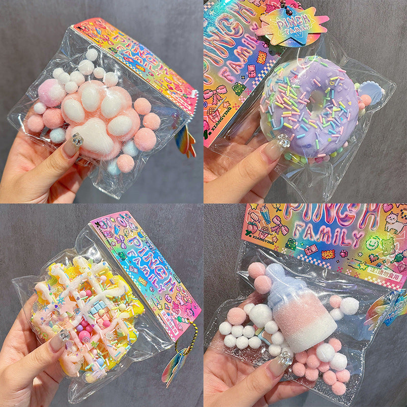 Squishy toy Lucky Bags - Open in Live - reduce pressure